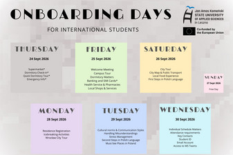 Onboarding Days for International Students