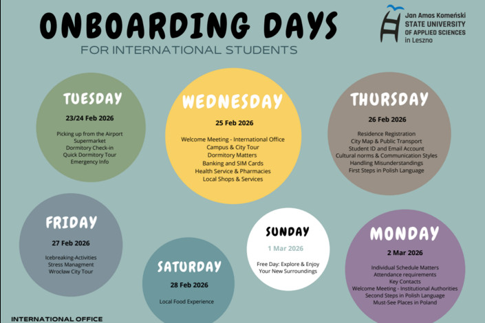 Onboarding Days - 2025/2026 - summer semester