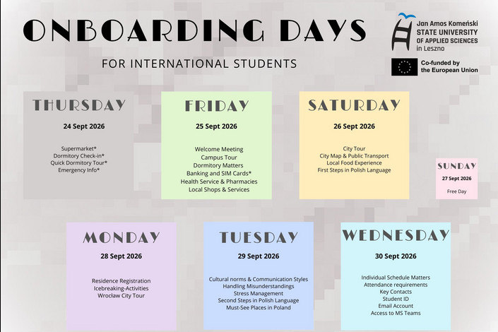 Onboarding Days for International Students