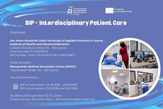BIP ‘Interdisciplinary Patient Care’ at ANS Leszno
